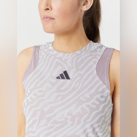 adidas Women's Melbourne Match Pro Sleevless Tank Top Size Small in Light Purple - Picture 4 of 10